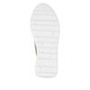 Remonte Low Wedge Laced Side Zip Shoe - White Combi